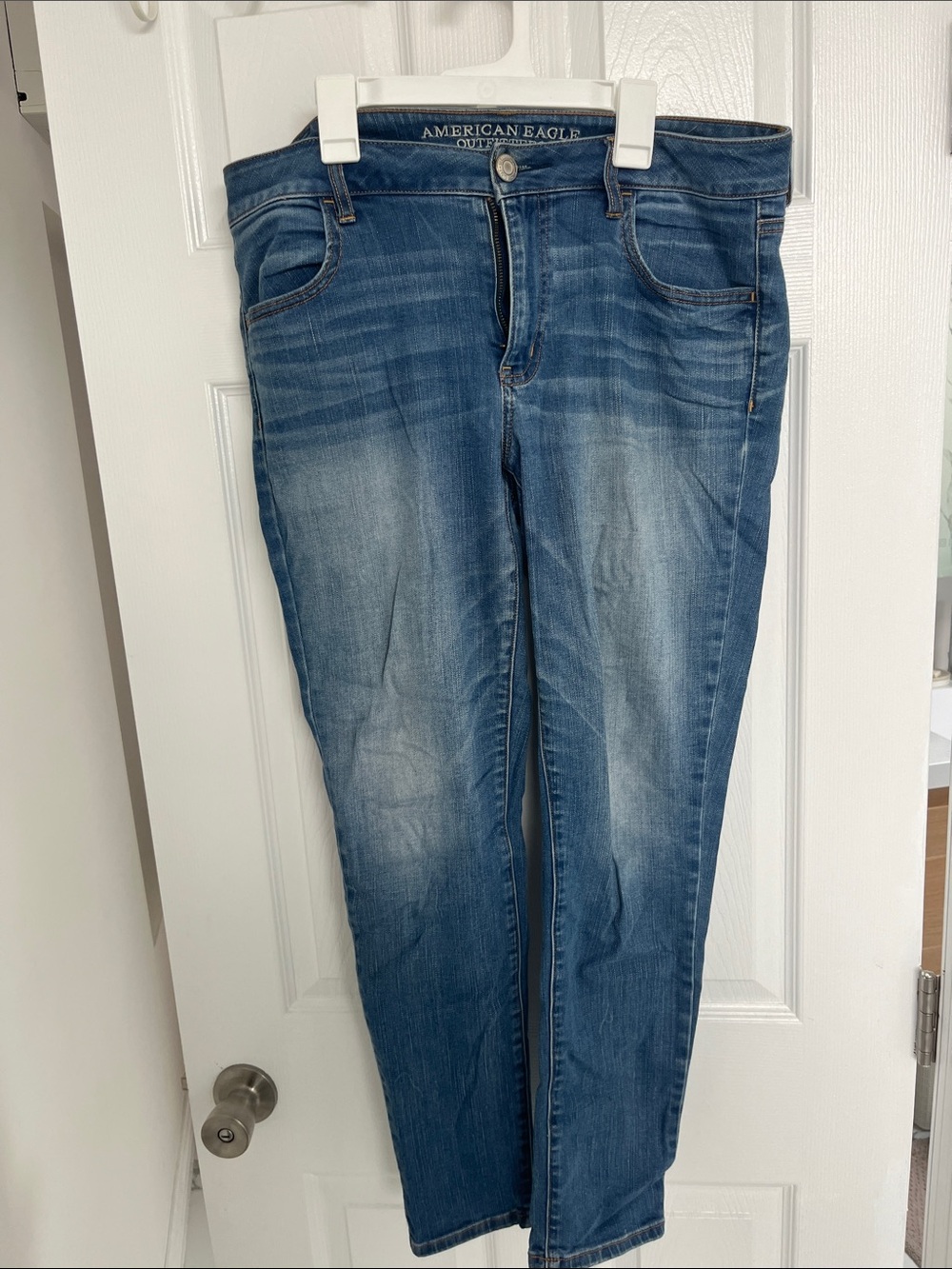 American Eagle Outfitters Women's Medium Blue Skinny Jeans